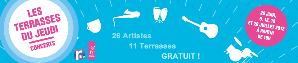 Terrasses du jeudi 2012: Programme, interview, concert en direct, backstage...